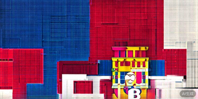 巴塞罗那足球俱乐部标志性红蓝色队徽